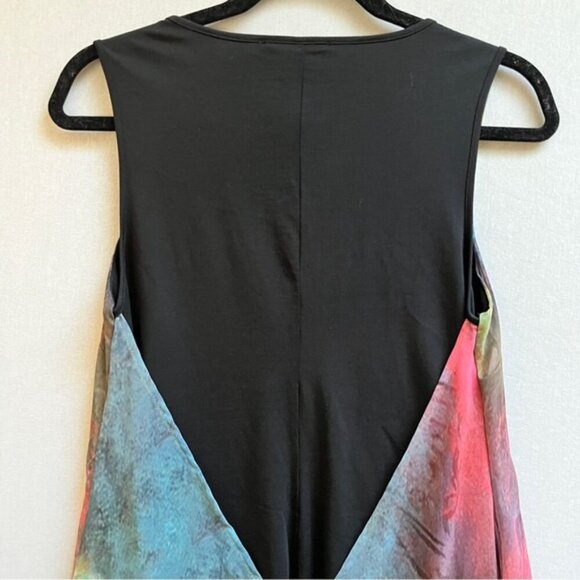 Boo Radley chiffon hi lo multi- color dress Sz 8 - Picture 4 of 11